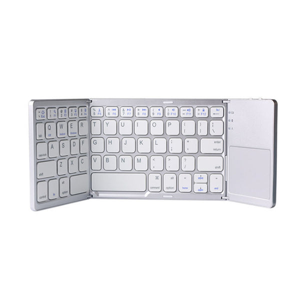 Compact Mini Folding Wireless Keyboard with Touchpad