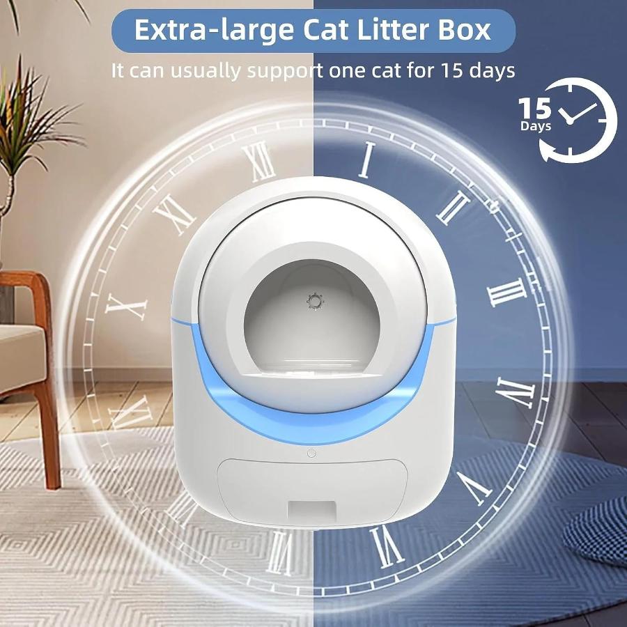 Affordable Automatic Cleaning Litter Box - Hassle-Free, Self-Cleaning - PawsMartOnline Pets