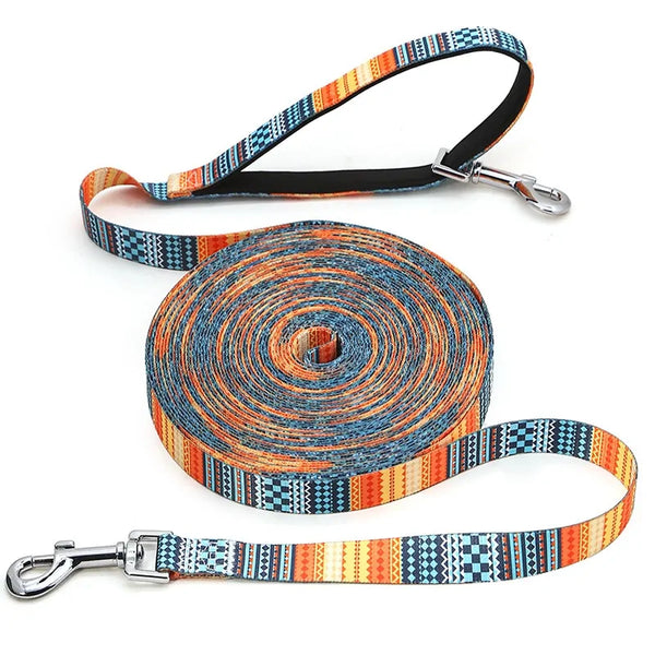 Durable Dog Leash – Comfortable, Long Nylon Leash for Training & Walks - PawsMartOnline