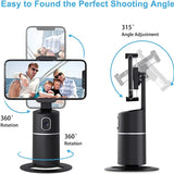 Phone Stand - 360° Auto-Tracking Smart Stand for iOS & Android