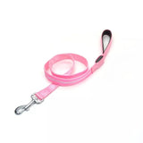 LED Dog Leash - Stay Safe and Visible, Day or Night - PawsMartOnline PINK / Battery version