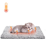 Self-Heating Pet Bed with Non-Slip Bottom - PawsMartOnline Beds & Blankets XS-20x16 inches / Gray