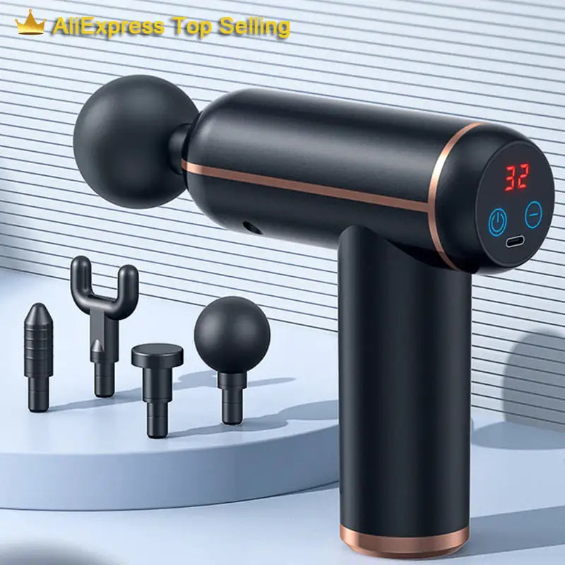 Compact Massage Gun - Powerful Portable Body Massager