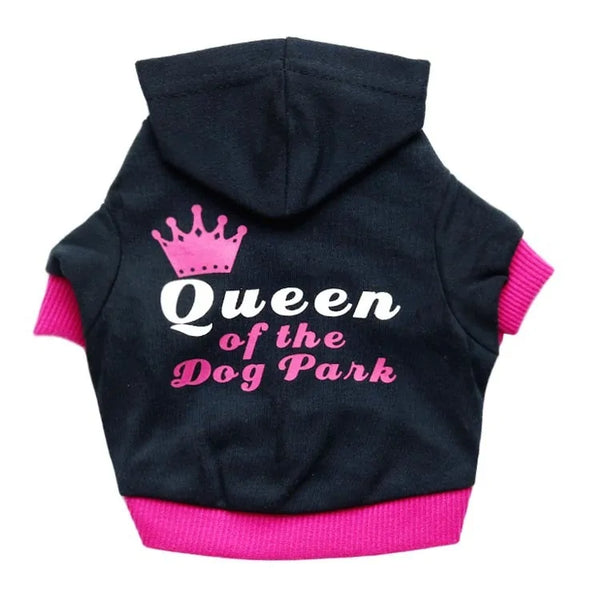 Dog Hooded Sweatshirt - Stylish, and Perfect for Any Occasion - PawsMartOnline Queen / Extra Small