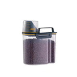 Airtight Pet Food Storage Container with Measuring Cup - 3.3 & 4.4 lbs - PawsMartOnline Navy (3.3lbs)