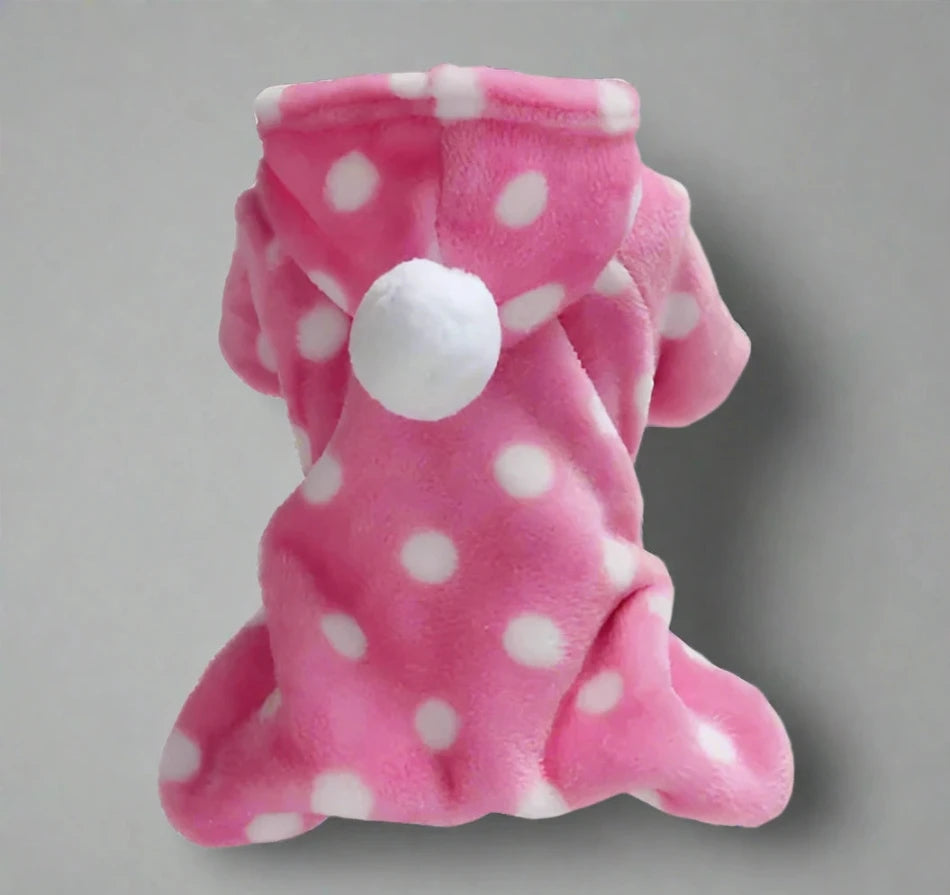 Dog Fleece Pajamas – Soft, Cozy, and Perfect for Chilly Nights - PawsMartOnline