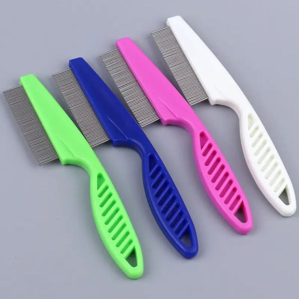 Blue, green, pink, and white- Grooming Comb