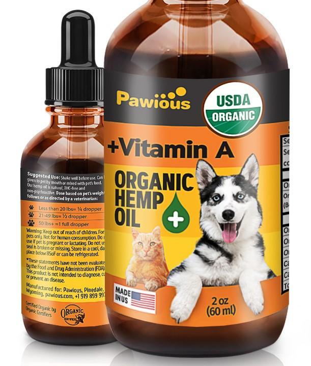 Pawious Hemp Oil: Natural Pain Relief and Calming Aid for Pets - PawsMartOnline Petcare