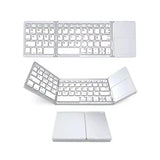 Compact Mini Folding Wireless Keyboard with Touchpad