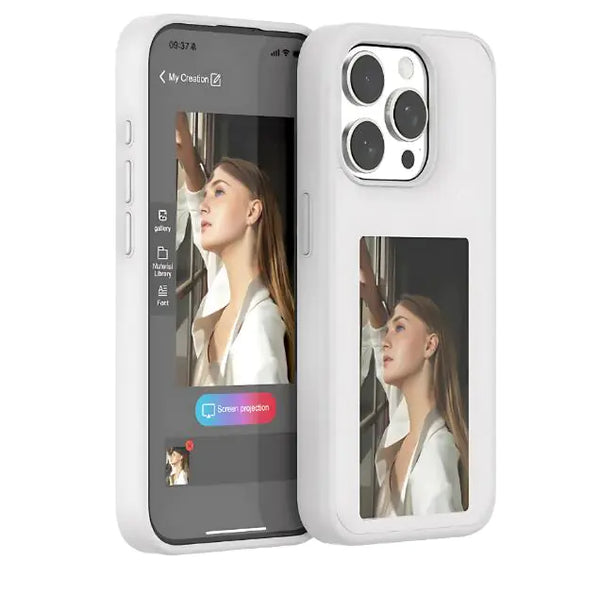 E-Ink iPhone Case - Interactive iPhone 13, 14, 15 Pro Max Cases