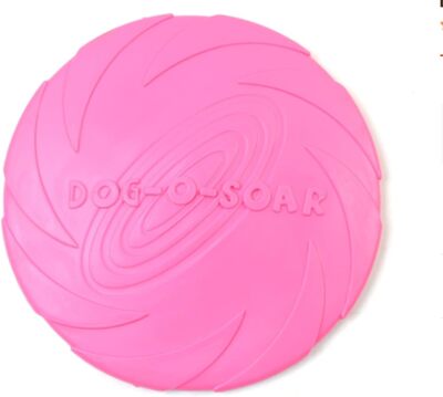 Pink- Soft Rubber Frisbee