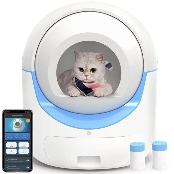 Affordable Automatic Cleaning Litter Box - Hassle-Free, Self-Cleaning - PawsMartOnline Pets