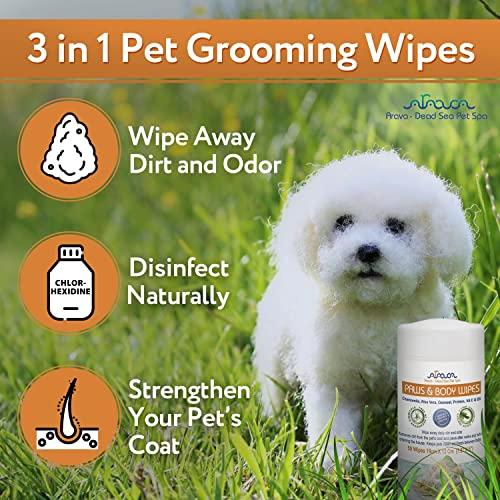 Arava Dead Sea Pet Grooming Wipes - PawsMartOnline Petcare Default Title