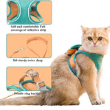 Cat Harness & Leash Set – Soft, Adjustable, and Reflective - PawsMartOnline