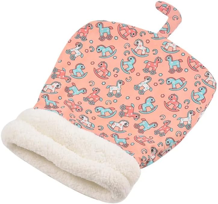 Cozy Plush Cat Bed with Self-Warming Insulation – Stylish and Washable - PawsMartOnline Pink- 21x18 Inches