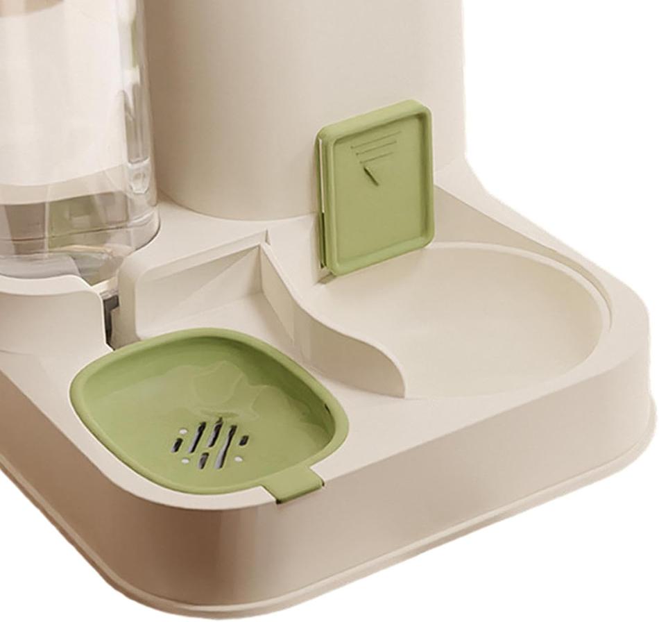 Automatic Feeder and Water Dispenser - PawsMartOnline Green