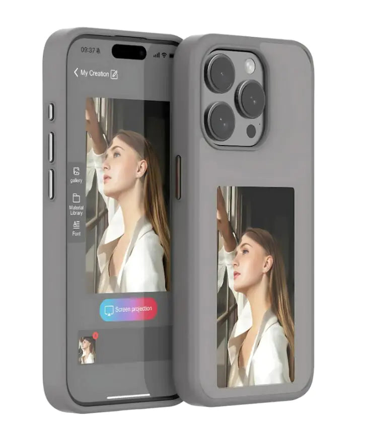 E-Ink iPhone Case - Interactive iPhone 13, 14, 15 Pro Max Cases