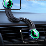 MagSafe Wireless Car Charger with RGB LED & Flexible Mount