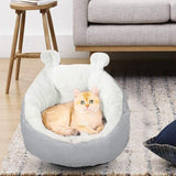 Cozy Cat Bed - Raised Rim for Support & Waterproof Bottom