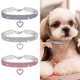 Bling Rhinestone Cat Collar - Adjustable, Stylish, and Comfortable - PawsMartOnline