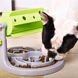 Interactive Puzzle Cat Feeder - Slow Eating Bowl for Cats and Dogs - PawsMartOnline Pets