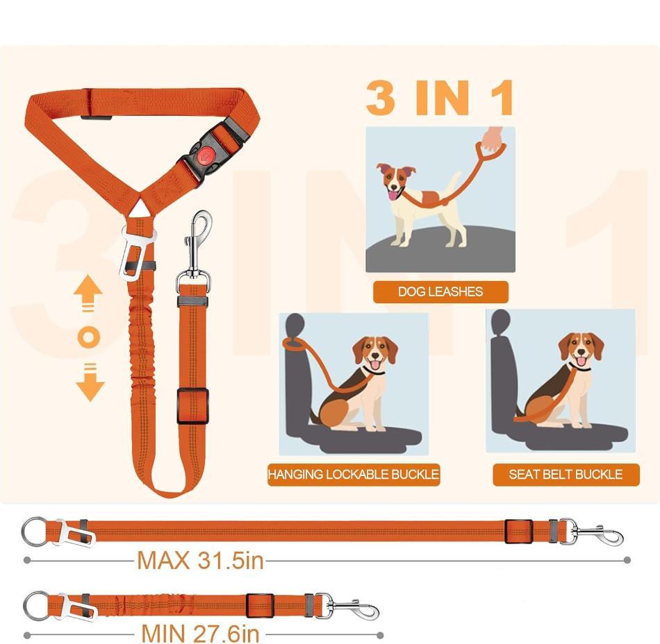 Versatile Dog Seat Belt