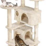 Cat Climbing Tower - Multi-Level Activity and Scratching Post - PawsMartOnline