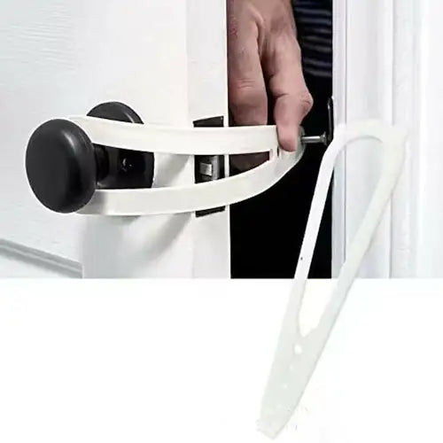 Adjustable Door Strap - PawsMartOnline White with Ears