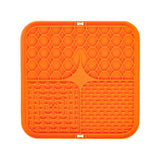 Dog Lick Pad - Stress Relief & Dental Health - PawsMartOnline Orange (8