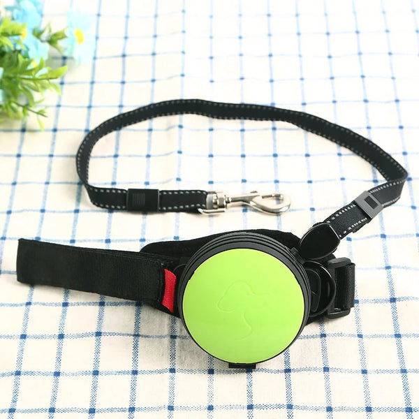 Adjustable Wrist Retractable Dog Leash - Hands-Free, and, Durable - PawsMartOnline Green / 10 Feet