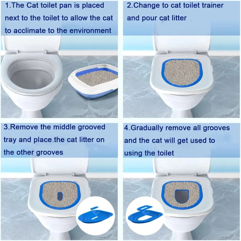 How to use the PurrfectPotty Cat Toilet Trainer