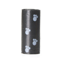 Black with paw print- Pet Waste Bags And Dispensers