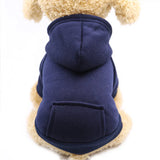 Dog Hooded Sweatshirt: Keep Your Pet Cozy and Stylish - PawsMartOnline Navy Blue / Small