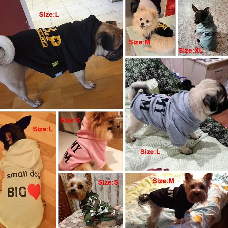 Dog Hooded Sweatshirt - Stylish, and Perfect for Any Occasion - PawsMartOnline