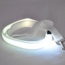 white-LightPaws Leash