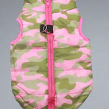 Waterproof Winter Dog Coat with Built-In Harness – Warm & Stylish Vest - PawsMartOnline Pink Camo / Extra Small