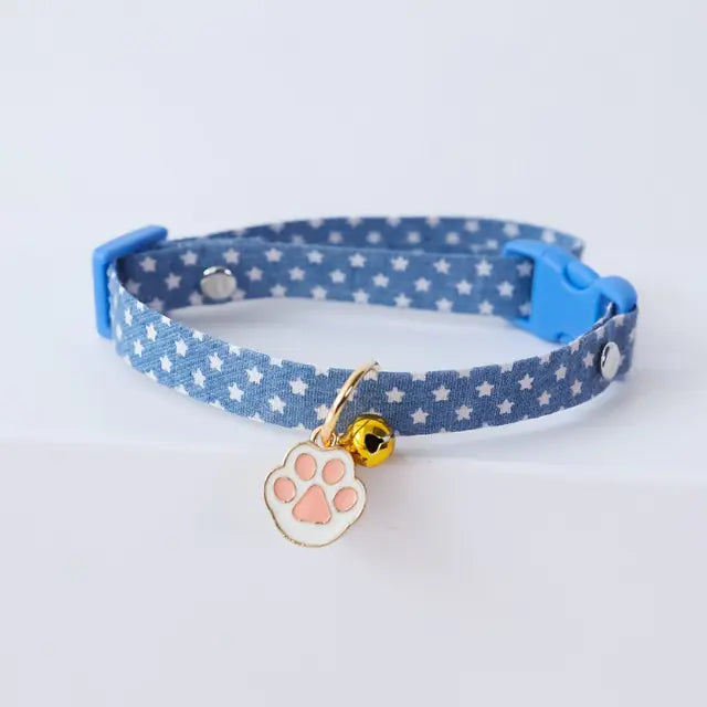 Cat and Small Dog collar - PawsMartOnline Paw / Small 7-12"