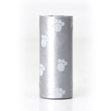 Gray with Paw Print- Pet Waste Bags And Dispensers