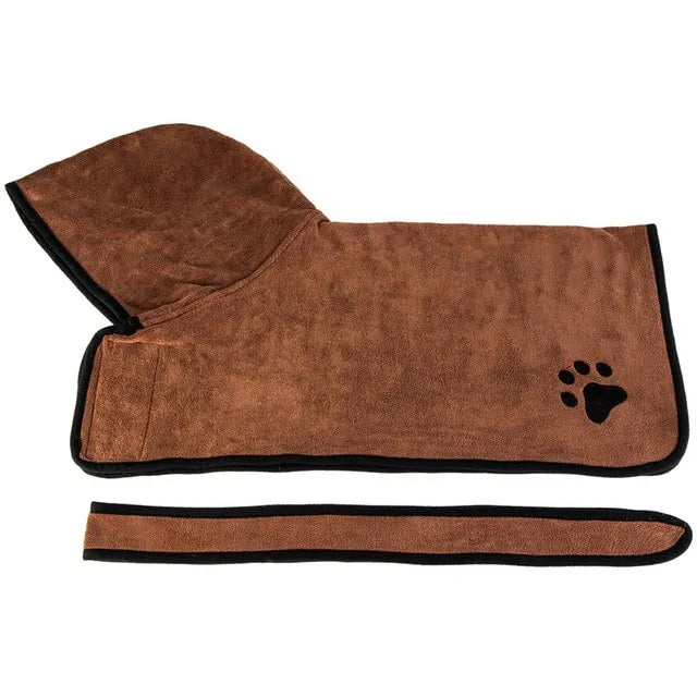 Brown- Microfiber Pet Towel