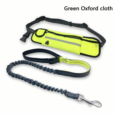 Hands Free Dog Leash - PawsMartOnline GREEN