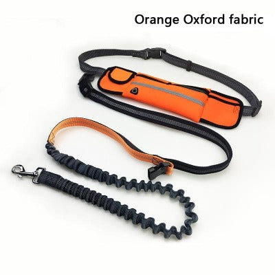 Hands Free Dog Leash - PawsMartOnline ORANGE