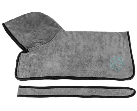 Gray- Microfiber Pet Towel