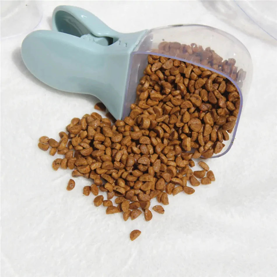 Pet Food Scoop with Bag Clip