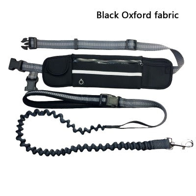 Hands Free Dog Leash - PawsMartOnline BLACK