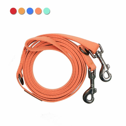 Lof Folding Leash: Adjustable and Durable for Your Dog - PawsMartOnline Pets Peach