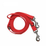 Lof Folding Leash: Adjustable and Durable for Your Dog - PawsMartOnline Pets Red