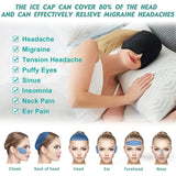 Migraine Relief Hat - Hot & Cold Therapy for Effective Comfort