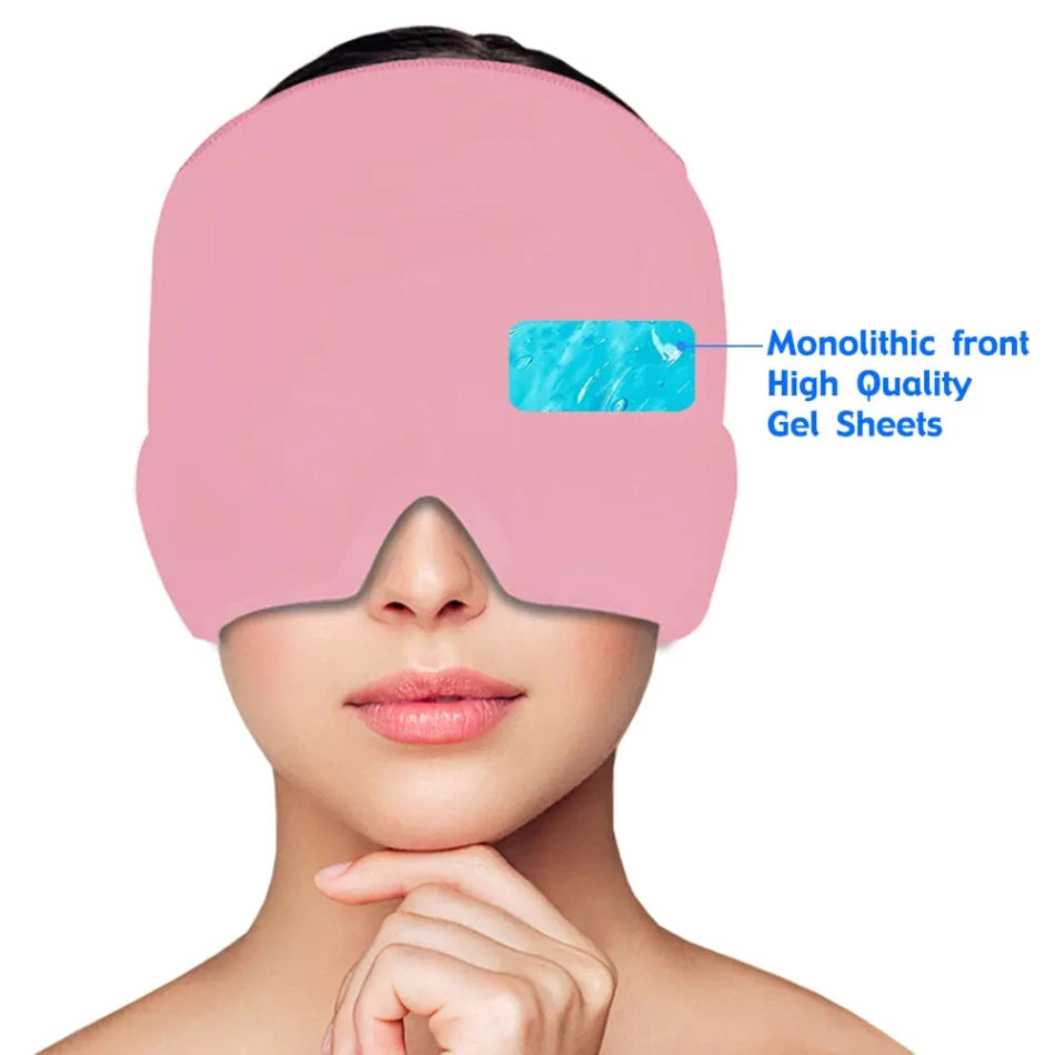 Migraine Relief Hat - Hot & Cold Therapy for Effective Comfort