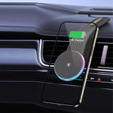 MagSafe Wireless Car Charger with RGB LED & Flexible Mount