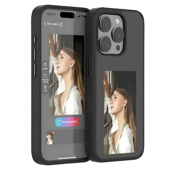 E-Ink iPhone Case - Interactive iPhone 13, 14, 15 Pro Max Cases